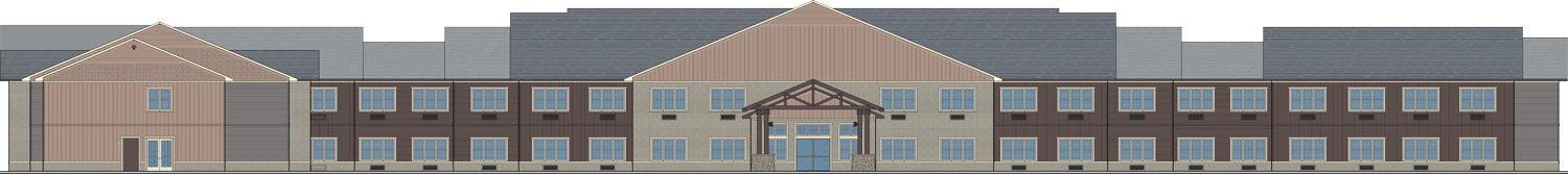 The Lodge at Stephens Lake | Building rendering