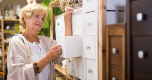 Adult woman at furniture store Decorate Your Space: 5 Tips to Make a Senior Living Apartment Feel Like Home